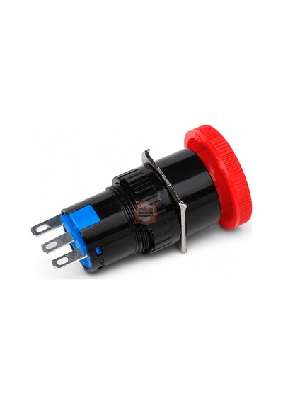 Acil Stop Butonu 16mm 1no/1nc Sy-11ts Bas-çevir 3 Pin