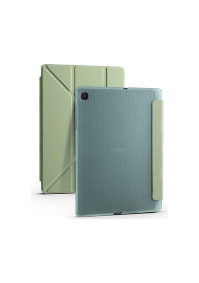 Mobilteam Galaxy Tab A7 10.4 T500 2020 Kılıf Uyumlu Tri Folding Kalem Bölmeli Standlı Tablet Kılıfı
