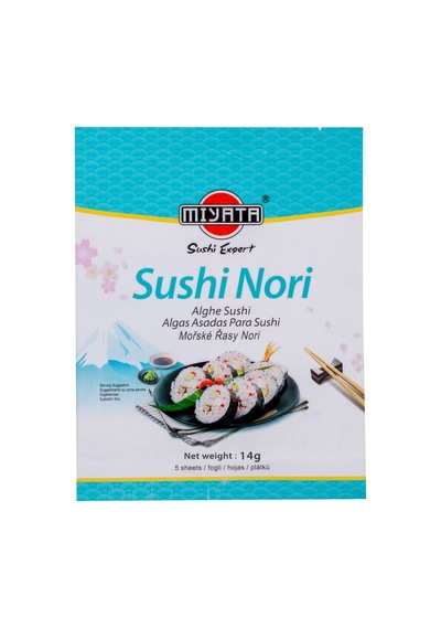 Miyata Kavrulmuş Suşi Nori 14g - Sushi Yosunu 3'li Ekonomik Paket - 3 Adet Tarı