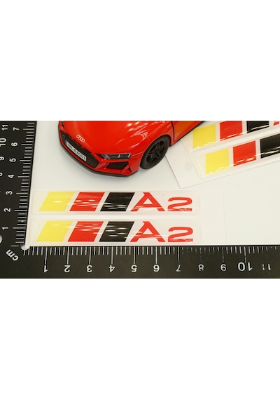 Audi A2 Logo Motor Kapağı Damla Silikon Plaka Logo Arma Amblem Ye