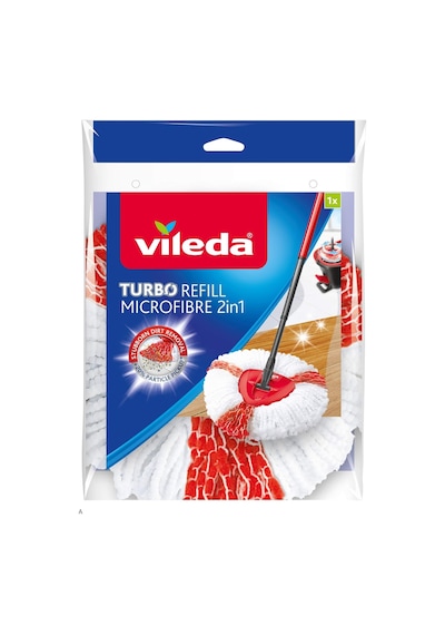 Vileda Turbo Paspas Komple Set, Teleskopik Saplı Yer Sileceği, Güçlü Lifli Mikrofiber Paspas Başlığı Ve Güçl