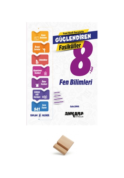 Ankara Lgs 2027 8. Sınıf Güçlendiren Fen Bilimleri Fasikülleri + Telefon Standı