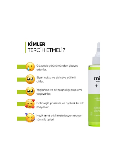 Mia Klinika Aha-Bha Akne Karşıtı Gözenek Sıkılaştırıcı Ve Cilt Temizleyici Tonik 200 ML