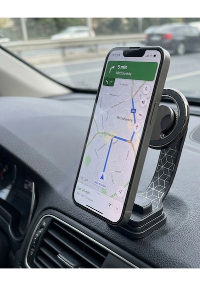 Araç İçi Manyetik Telefon Tutucu Katlanabilir Navigasyon Standı 1 Adet