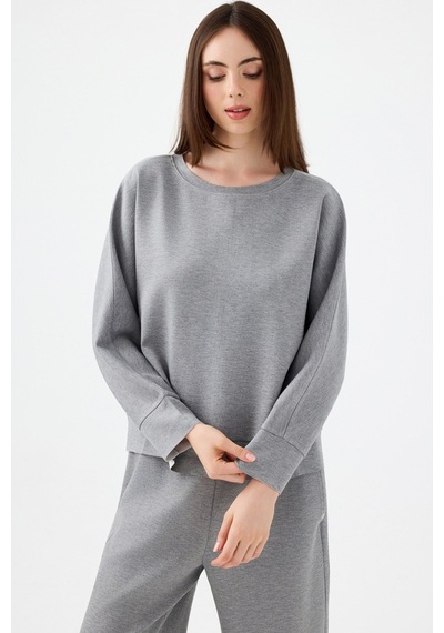 LOFT Oversize Kadın Sweatshirt Lf2040812 Q1.v1 Gri
