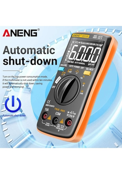 Aneng An113d Dijital Multimetre Akıllı Otomatik