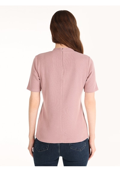 Colin's Colins Dar Kesim Yarım Balıkçı Yaka Pembe Kadın Tshirt K.kol Cl1065127 Pembe