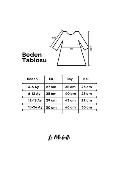 Le Mabelle Pembe Yıldız Detaylı Kız Bebek Tül Elbise - Vanessa Pembe