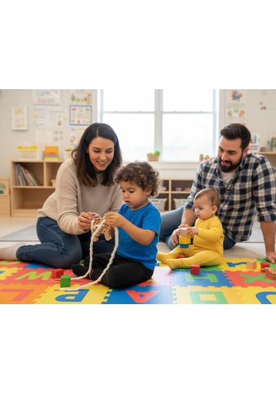 Montessori Ahşap İp Geçirme İnek Oyuncağı İnce Beceri Geliştirici Bağlama Ve Düğüm Atma Koordinasyon
