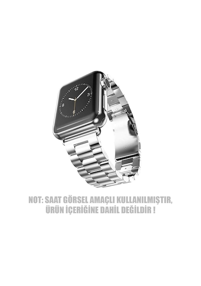Apple Watch Ultra İçin Metal Stainless Steel Kordon Gümüş Watch Ultra İle Uyumlu Kordon - Gümüş Çok Renkli Apple Watch Ultra İçin Metal Stainless Steel Kordon Gümüş Watch Ultra İle Uyumlu Kordon - Gümüş Çok Renkli