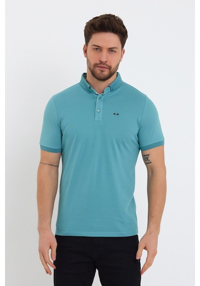 Jeus Erkek Pike Lacoste Kumaş Yakalı Mint Yeşil Tshirt Mint Yeşili