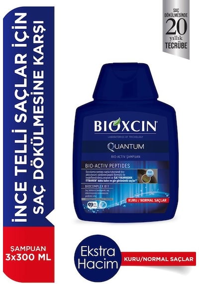 Bioxcin Quantum Kuru Normal Şampuan 3 Al 2 Öde
