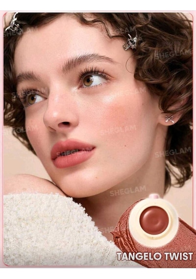 Sheglam Bounce Putty Pocket Lip Pot Mat Ruj -allık Tangelo Twist Nude