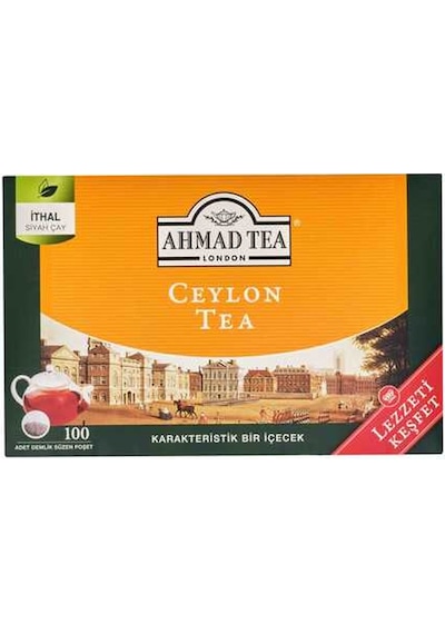Ahmad Tea Ceylon Tea Demlik Poşet Çay 100'lü 320 G
