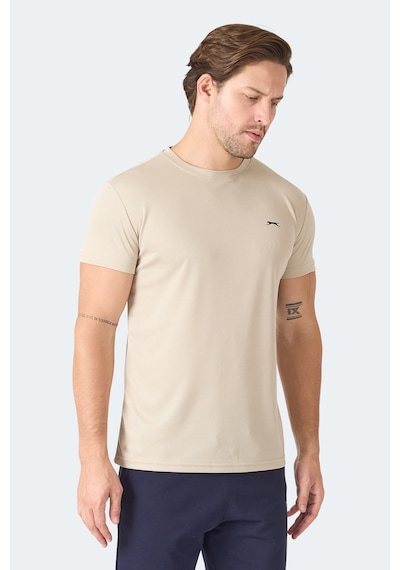 Slazenger Omar Ktn Erkek Ekru Tişört Ekru