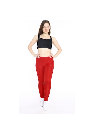 Escetic Kadın Kırmızı Spor Tayt-3267 - S