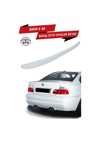 Bmw E 46 Bagaj Üstü Spoiler Beyaz