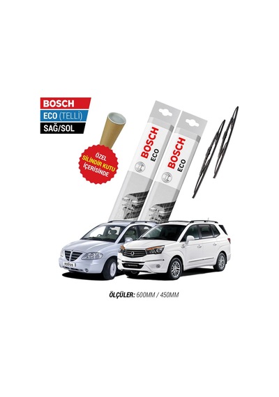 Bosch Eco Ssangyong Rodius Silecek Takımı (2005-2016)