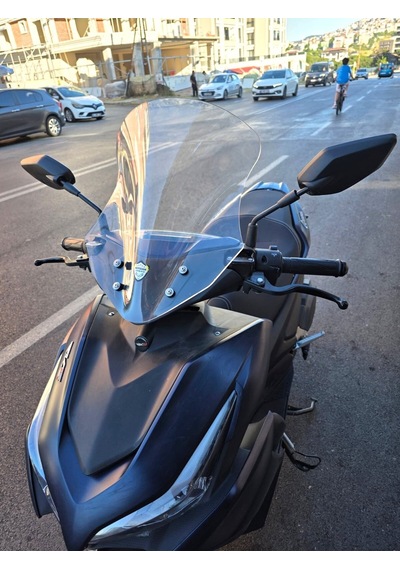 Motocam Rks Arome 125 Ön Cam 2022-2026 Model 43cm Şeffaf Renkli Sportif
