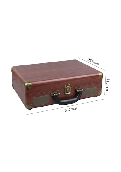 Magicvoice Pu16 Retro Vintage Çanta Pikap - Radyo - Bluetooth - Usb Mp3 Çalar