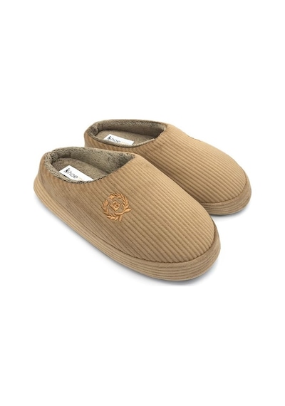 Shoemio Bogart Taba Erkek Ev Terliği Taba