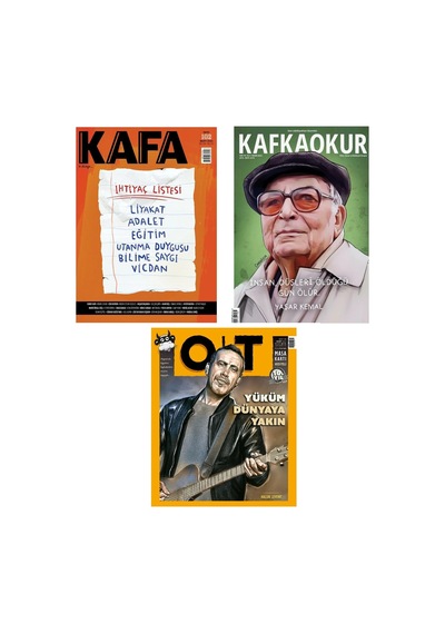 Kafa + Kafkaokur + Ot Dergi Yıllık Abonelik