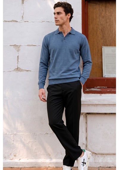 Buratti Normal Bel Regular Fit Düz Paça Pantolon Erkek Pantolon 6843703 Siyah Buratti Normal Bel Regular Fit Düz Paça Pantolon Erkek Pantolon 6843703 Siyah