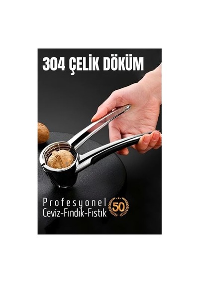 Fındık Ve Ceviz Kırıcı 304 Paslanmaz Çelik 721349 Siyah