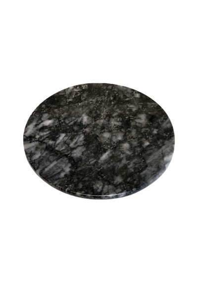 Lux & Marble Black Moon, Yuvarlak Siyah Mermer Sunumluk