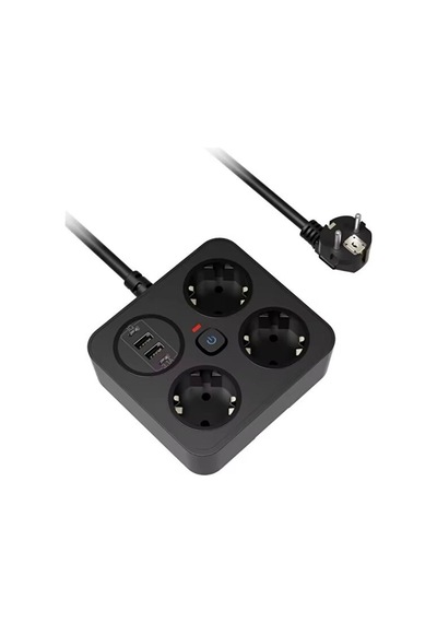 Sonx Akım Korumalı Avrupa Tip - C Usb Soket Kartı 2 Metre - Güvenli Ve Uzun Kablo Çözümü