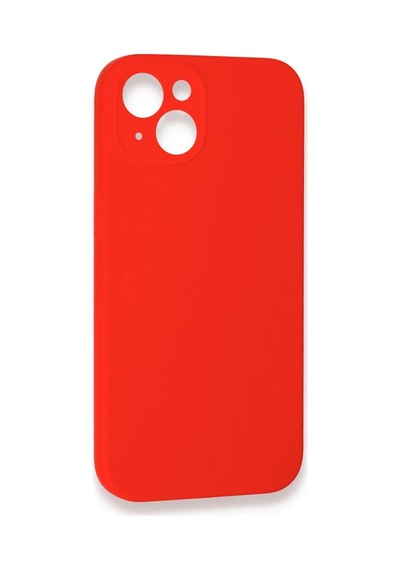 Newface Apple, Uyumlu iPhone 13 Mini Kılıf Lansman Legant Silikon Glblseme - 90 - Kırmızı