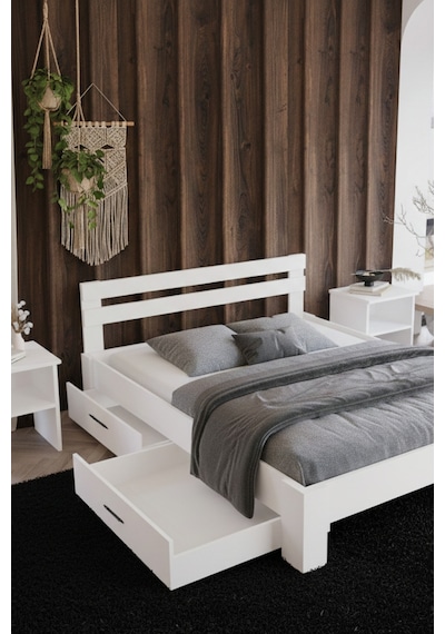 Letto 4 Çekmeceli Çift Kişilik Mdf Karyola
