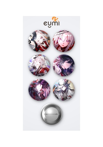 Honkai Star Rail Sparxie Oyun Ve Ashveil Oyun 6'lı Metal Rozet Seti 58mm İğneli Buton Çanta Yaka Rozeti Çok Renkli