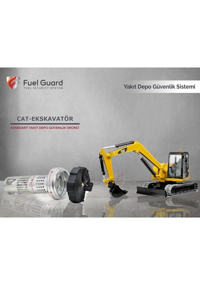 Caterpillar Ekskavatör-Kepçe Yakıt Depo Koruma Cihazı