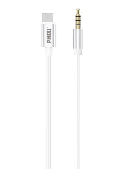 Phixi Basic Ca113 Metal Başlıklı 100cm Type-c To Aux Silikon Kablo-243