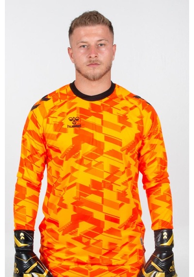 Hummel Line Kaleci Tek Üst Forma Neon Turuncu