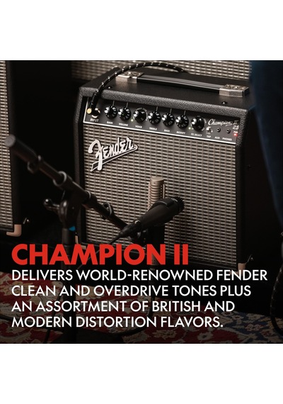 Fender Champion Iı 25 Gitar Amplifikatörü, 25 Watt, 2 Yıl , 12 Entegre Efekt Modeli