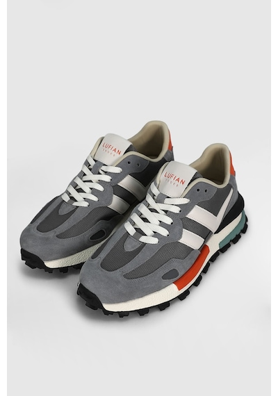Lufian 111230272 Auke Sneaker Erkek Deri Ayakkabı Gri