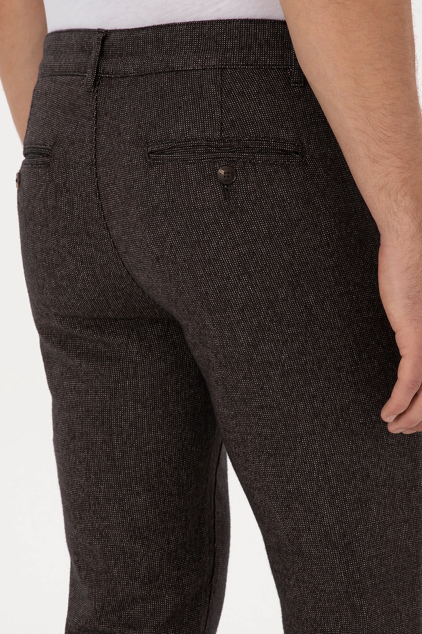 U.S. Polo Assn. Erkek Koyu Kahverengi Slim Fit Kanvas / Chino Pantolon 50309907-VR084 U.S. Polo Assn. Erkek Koyu Kahverengi Slim Fit Kanvas / Chino Pantolon 50309907-VR084