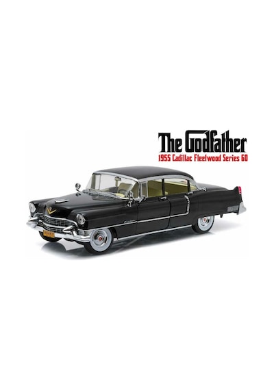 Greenlight 1:64 The Godfather 1972 - 1955 Cadillac Fleetwood Series 60 Special Solid Pack 44740-b
