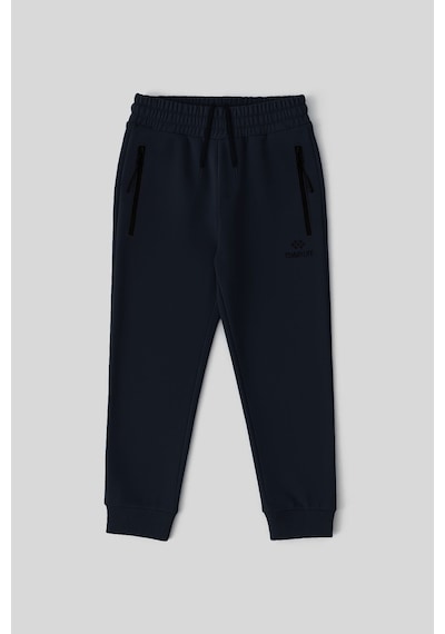 Tommylife Lacivert Erkek Çocuk Jogger Fermuarlı Cep Standart Kalıp Manşetli Eşofman Alt - 64042 Lacivert