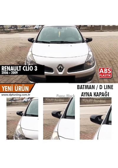 Renault Clio 3 Yarasa Ayna Kapağı Batman Ayna 2006-2009 Arası