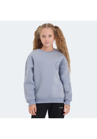Slazenger LONE Çocuk  Taş Gri Sweatshirt