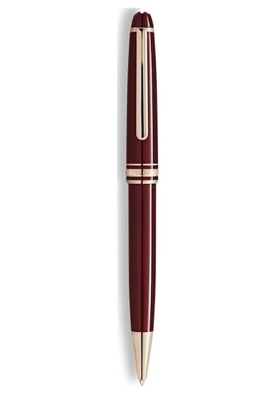 Montblanc Mb133008 Meisterstück Bordo Classique Tükenmez Kalem Metalik