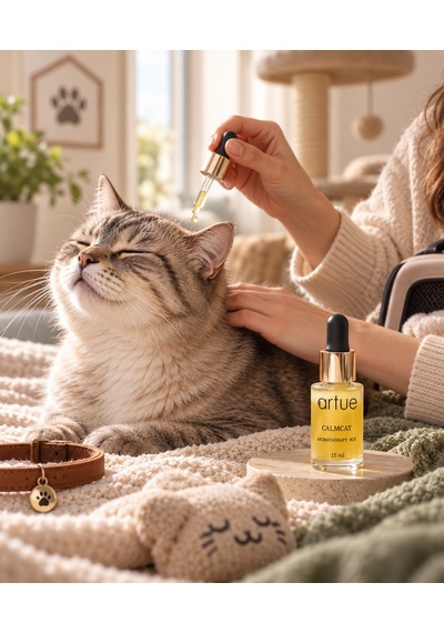 Artue Calmcat - Kediler İçin Aromaterapik Bakım Yağı 15 Ml