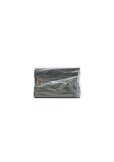 Lunaev Gri Dikdörtgen 40x30cm - Y:60 Cm Bambu Ahşap Kirli Çamaşır Sepeti Seyyar Kapaklı Kumaş Çantal Açık Ahşap