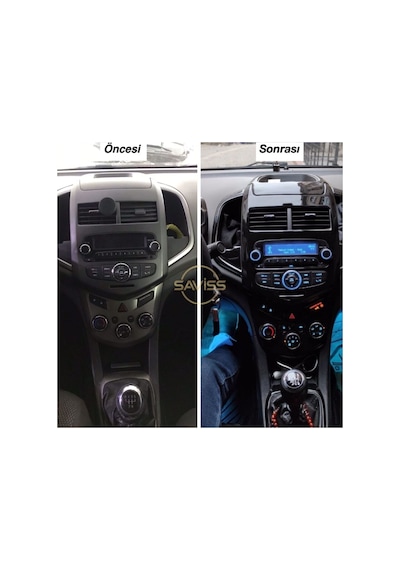 Chevrolet Aveo Full Set Parlak Siyah Torpido Maun Kaplma, Konsol Kaplama Parlak Siyah