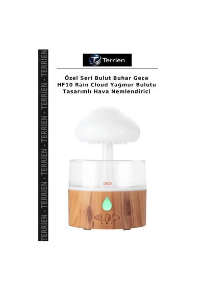 Özel Seri Bulut Buhar Gece Hf10 Rain Cloud Yağmur Bulutu Tasarımlı Hava Nemlendirici
