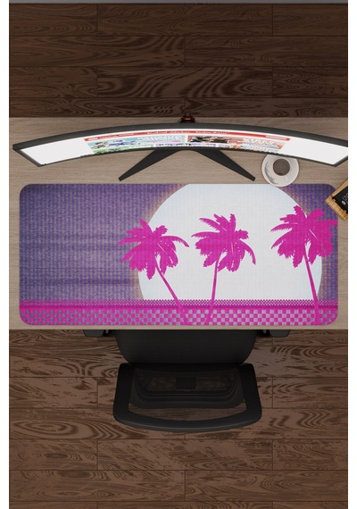 Hotline Miami Kaymaz Dikişli Kauçuk Oyuncu Mousepad V4 - 90x40 Xxl Gaming Mouse Pad Fare Altlığı