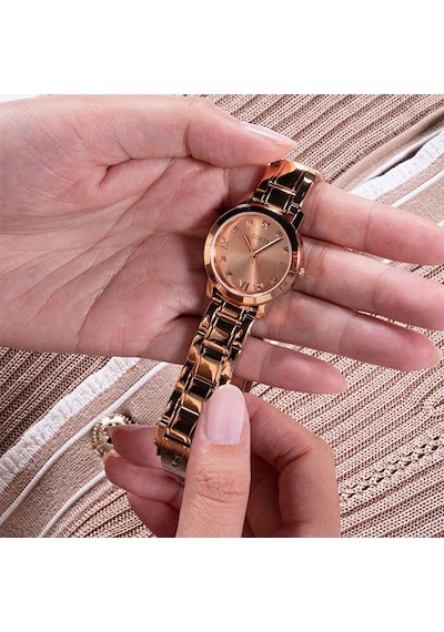 Guess Gugw0532l5 Rose Gold Pırlantalı Kadın Kol Saati